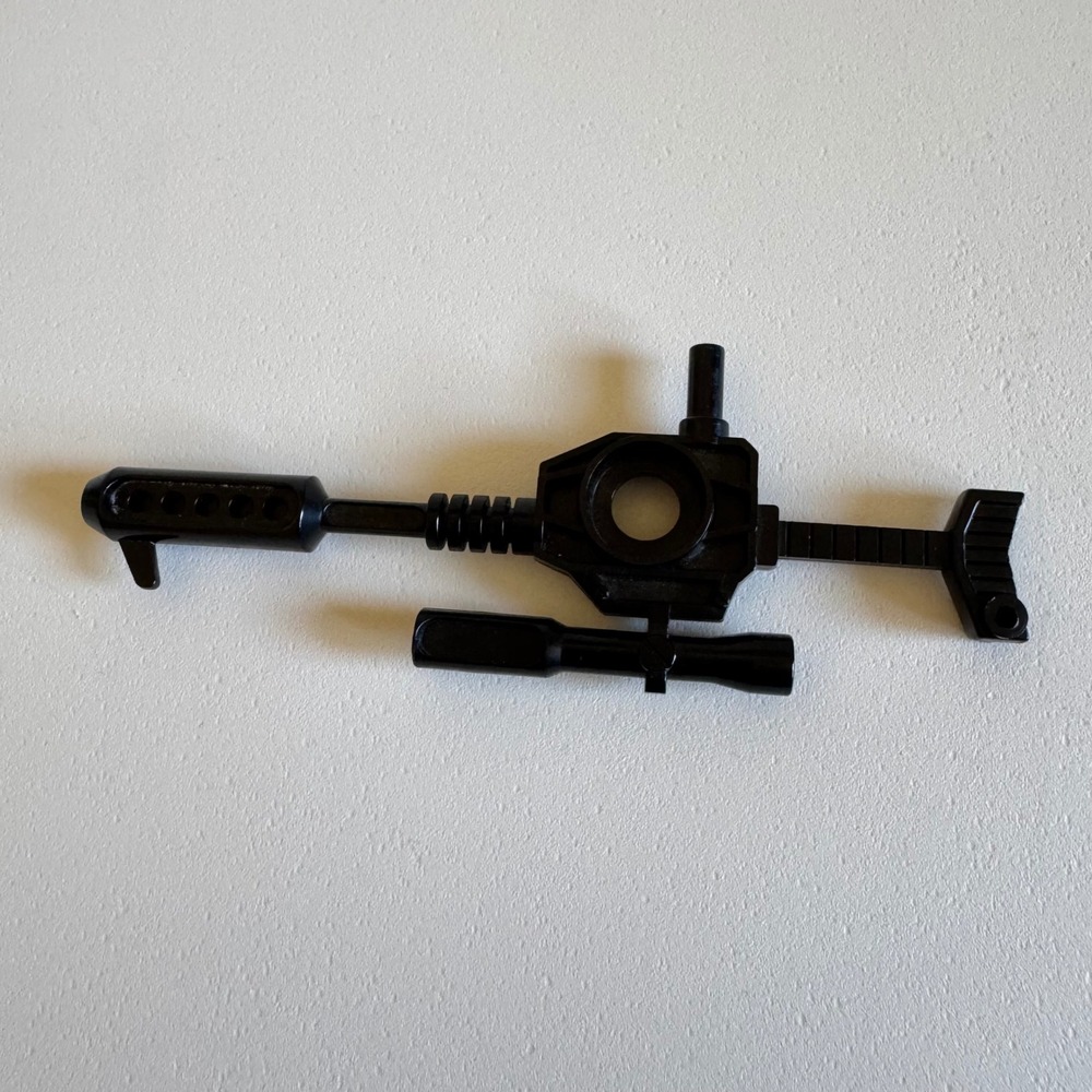 Black Sniper Rifle Blaster Accessory for Action Figures - Picture 2 of 3